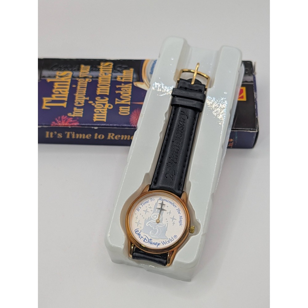 Vintage 1997 Walt Disney World 25th Anniversary Kodak Watch with Box